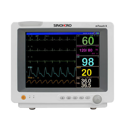 qualité  Medical Parameters 12.1 Patient Monitor 6" First Aid Devices Patient Monitor Mtouch8 Vital Signs Monitor Price usine